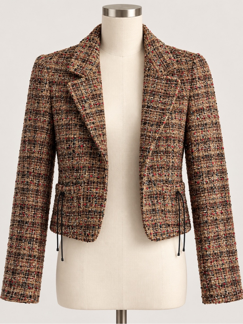 Tailored Brown Multi Tweed Blazer Jacket